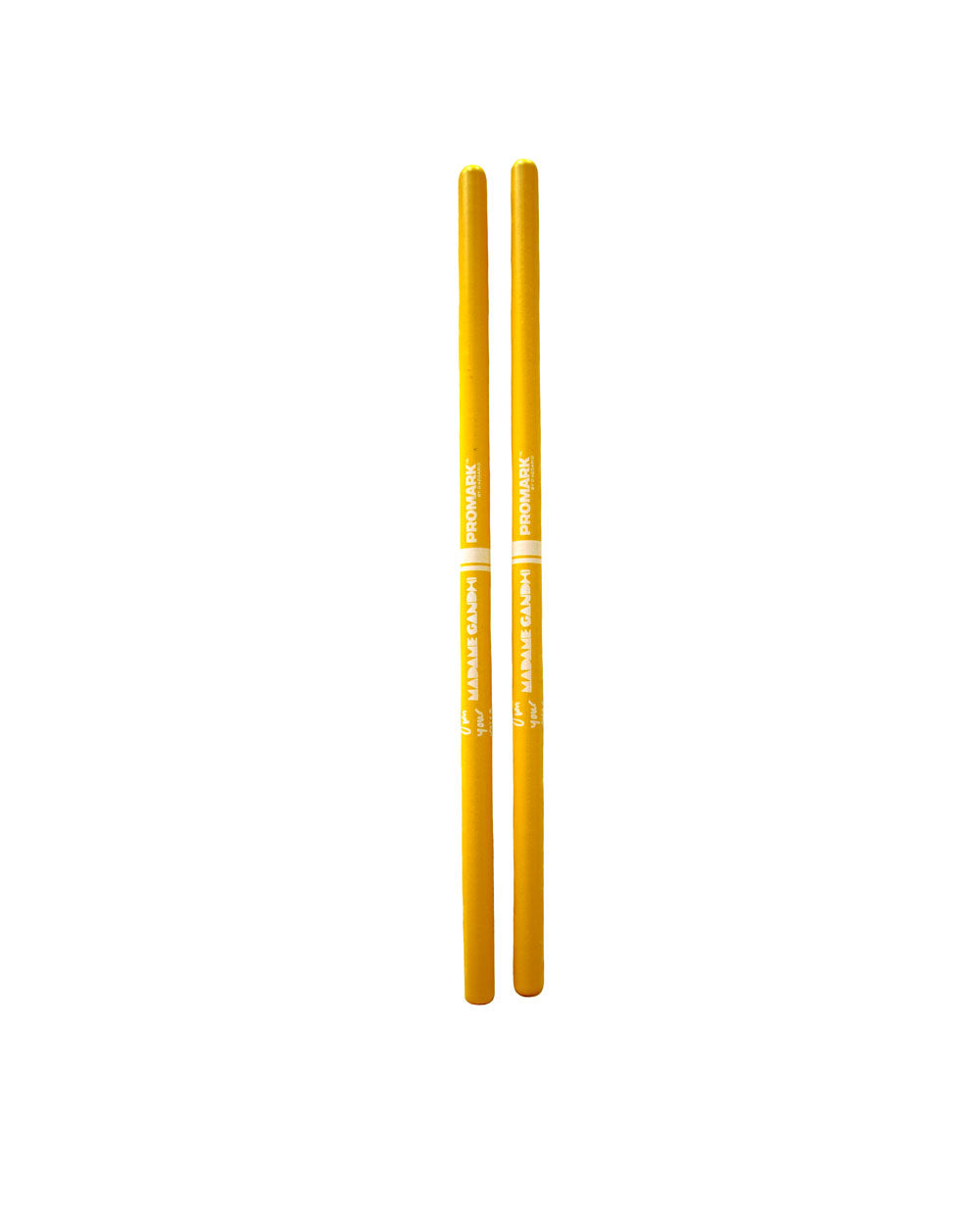 Rock Knockers Double Butted Promark 5A Drumsticks - Custom Dipped Yellow 'Own Your Voice'